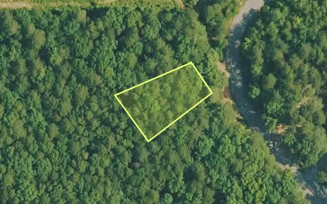 Aerial view of VAN BUREN County parcel 4400-02024-0000 — Arkansas post-auction with approximate parcel outline