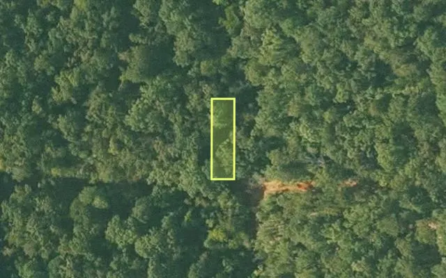 Aerial view of SHARP County parcel 388-00192-000 — Arkansas post-auction with approximate parcel outline