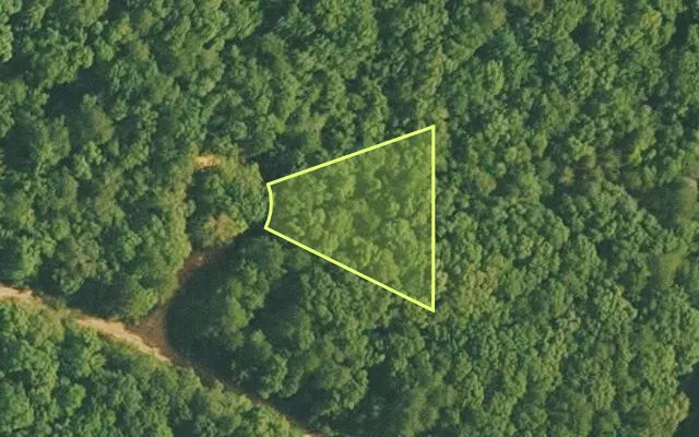 Aerial view of VAN BUREN County parcel 4500-01174-0000 — Arkansas post-auction with approximate parcel outline