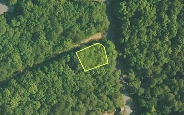 Aerial view of VAN BUREN County parcel 4410-02079-0000 — Arkansas post-auction with approximate parcel outline