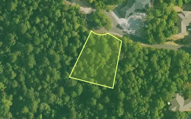 Aerial view of SALINE County parcel 436-00022-000 — Arkansas post-auction with approximate parcel outline