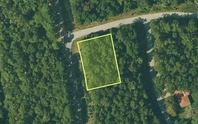 Aerial view of FULTON County parcel 315-18154-000 — Arkansas post-auction with approximate parcel outline
