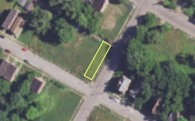 Aerial view of 4001 COTE BRILLIANTE AV — vacant lot, St. Louis with approximate parcel outline