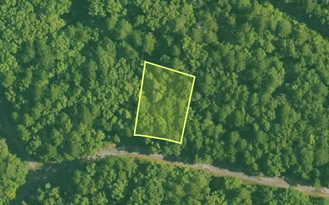 Aerial view of SALINE County parcel 736-00139-000 — Arkansas post-auction with approximate parcel outline
