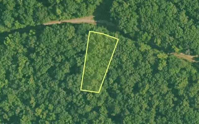 Aerial view of GARLAND County parcel 75905 — Arkansas post-auction with approximate parcel outline