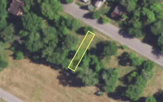 Aerial view of 4544 MAFFITT AV — vacant lot, St. Louis with approximate parcel outline