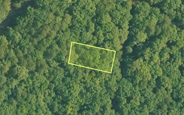Aerial view of VAN BUREN County parcel 4050-09053-0000 — Arkansas post-auction with approximate parcel outline