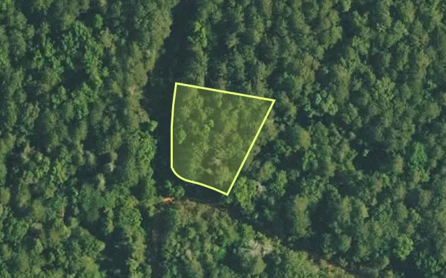 Aerial view of VAN BUREN County parcel 4500-02129-0000 — Arkansas post-auction with approximate parcel outline