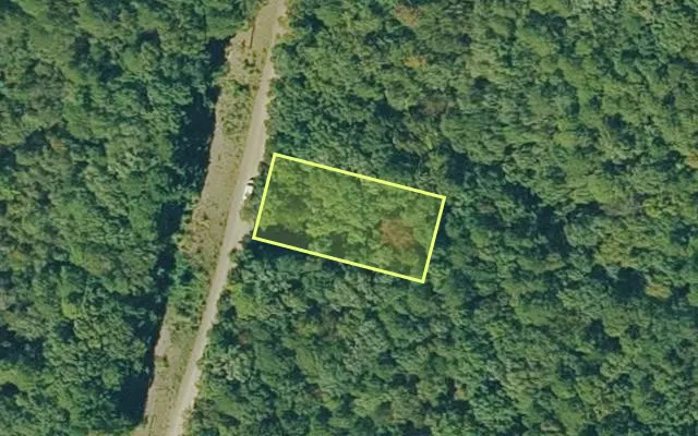 Aerial view of VAN BUREN County parcel 4300-03193-0000 — Arkansas post-auction with approximate parcel outline
