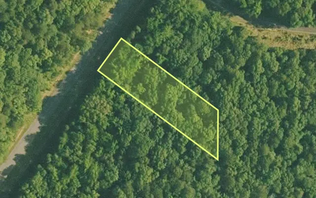Aerial view of VAN BUREN County parcel 4400-22184-0000 — Arkansas post-auction with approximate parcel outline