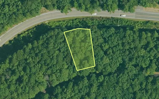 Aerial view of GARLAND County parcel 61947 — Arkansas post-auction with approximate parcel outline