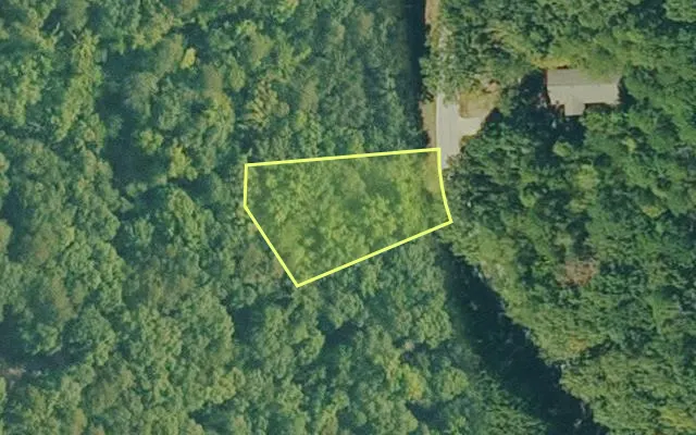 Aerial view of VAN BUREN County parcel 4250-04067-0000 — Arkansas post-auction with approximate parcel outline