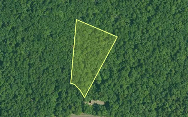 Aerial view of GARLAND County parcel 65475 — Arkansas post-auction with approximate parcel outline