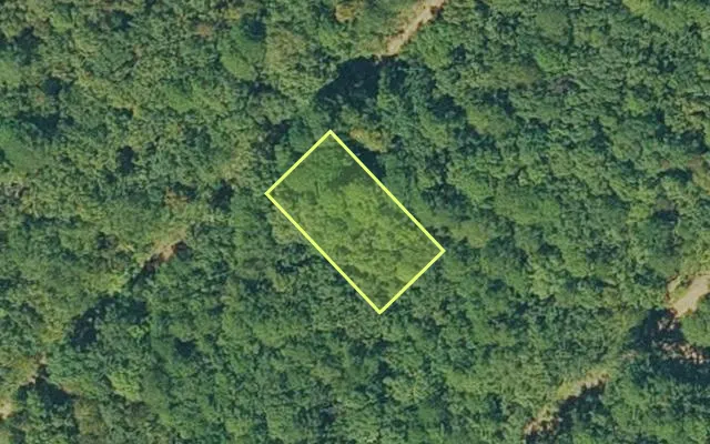 Aerial view of VAN BUREN County parcel 4300-01063-0000 — Arkansas post-auction with approximate parcel outline