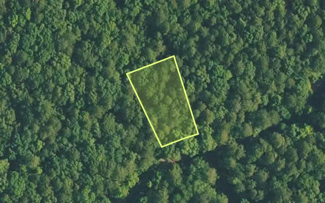 Aerial view of VAN BUREN County parcel 4400-09044-0000 — Arkansas post-auction with approximate parcel outline
