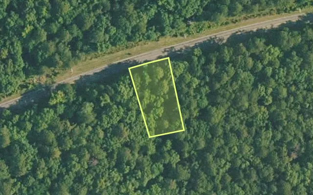 Aerial view of VAN BUREN County parcel 4400-11170-0000 — Arkansas post-auction with approximate parcel outline