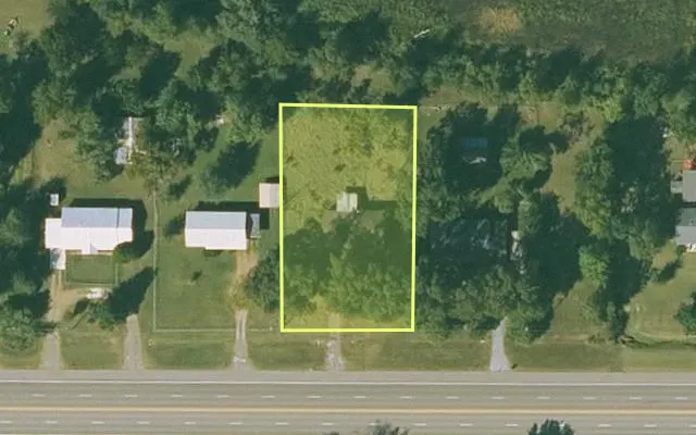 Aerial view of PHILLIPS County parcel 001-06970-000 — Arkansas post-auction with approximate parcel outline