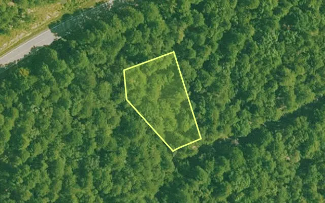 Aerial view of SALINE County parcel 652-00044-000 — Arkansas post-auction with approximate parcel outline
