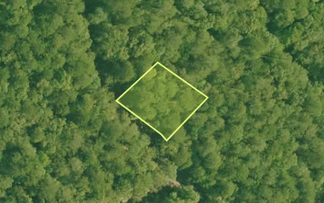 Aerial view of GARLAND County parcel 72443 — Arkansas post-auction with approximate parcel outline