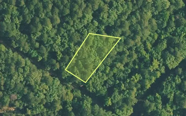 Aerial view of VAN BUREN County parcel 4400-19185-0000 — Arkansas post-auction with approximate parcel outline