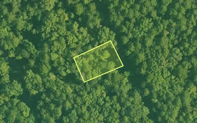 Aerial view of SALINE County parcel 672-00076-000 — Arkansas post-auction with approximate parcel outline