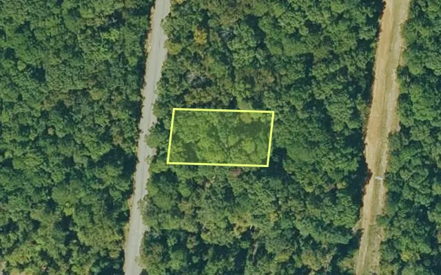 Aerial view of CLEBURNE County parcel 600-03337-000 — Arkansas post-auction with approximate parcel outline