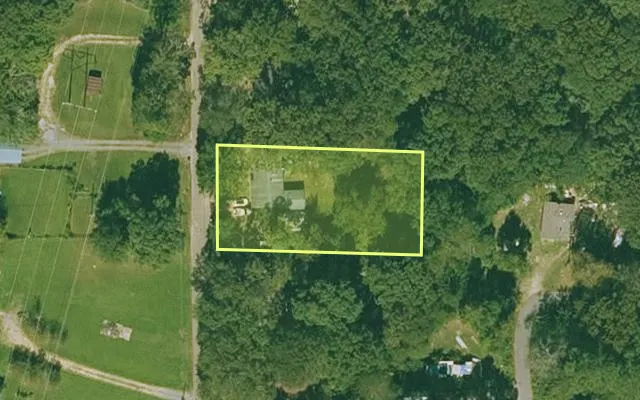 Aerial view of ASHLEY County parcel 115-00005-000 — Arkansas post-auction with approximate parcel outline