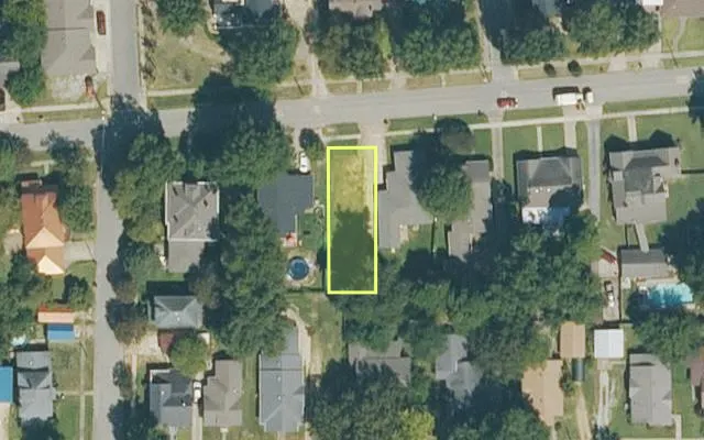 Aerial view of GREENE County parcel 1551-00128-000 — Arkansas post-auction with approximate parcel outline