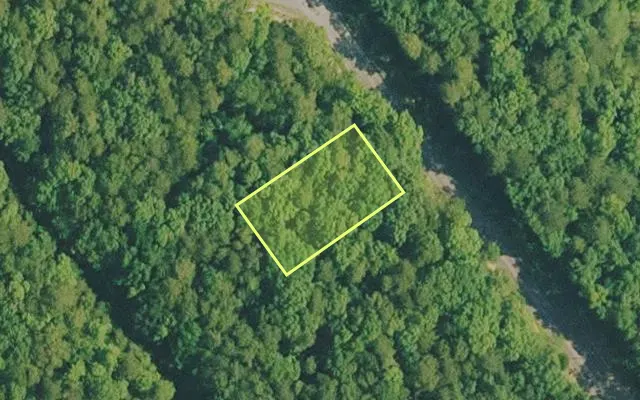 Aerial view of VAN BUREN County parcel 4400-02096-0000 — Arkansas post-auction with approximate parcel outline