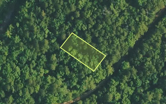 Aerial view of VAN BUREN County parcel 4400-18110-0000 — Arkansas post-auction with approximate parcel outline