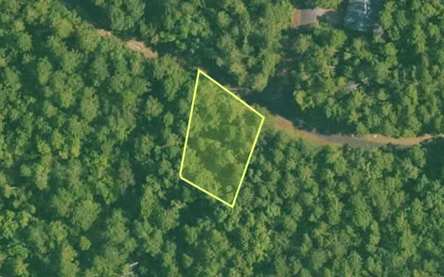 Aerial view of SALINE County parcel 496-00088-000 — Arkansas post-auction with approximate parcel outline