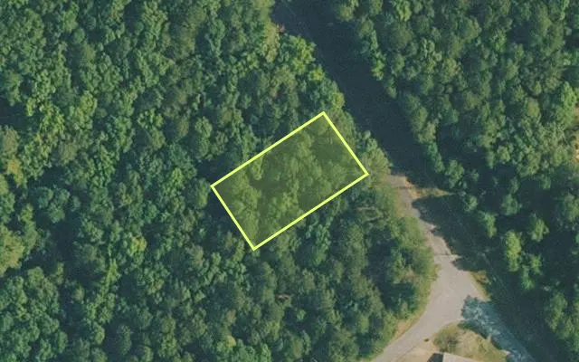 Aerial view of VAN BUREN County parcel 4400-09169-0000 — Arkansas post-auction with approximate parcel outline