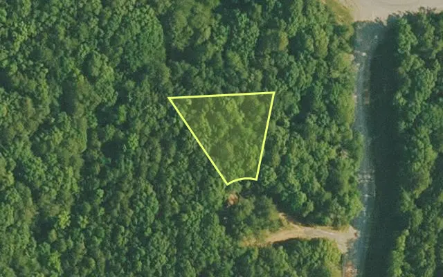 Aerial view of VAN BUREN County parcel 4400-21003-0000 — Arkansas post-auction with approximate parcel outline