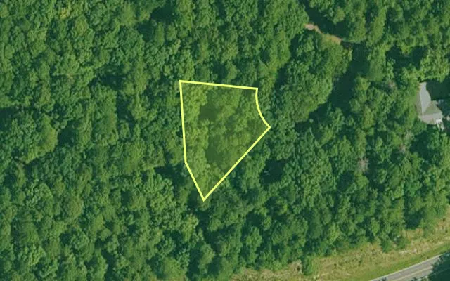 Aerial view of GARLAND County parcel 65932 — Arkansas post-auction with approximate parcel outline
