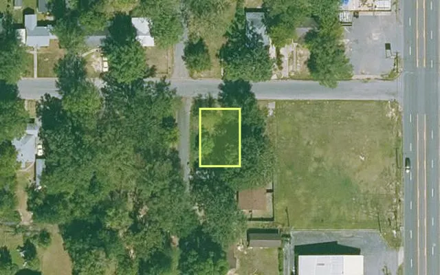 Aerial view of JEFFERSON County parcel 930-02641-000 — Arkansas post-auction with approximate parcel outline