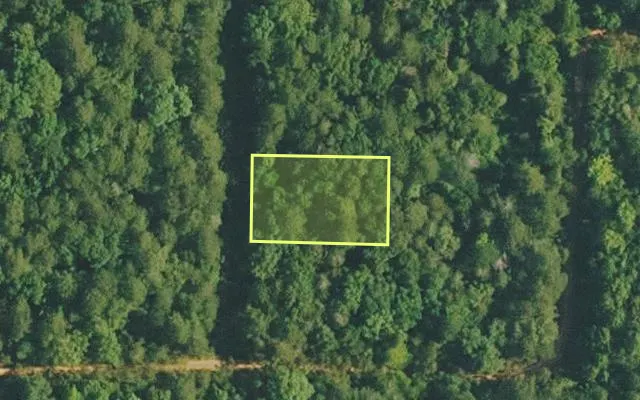 Aerial view of VAN BUREN County parcel 4500-02096-0000 — Arkansas post-auction with approximate parcel outline