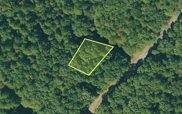 Aerial view of VAN BUREN County parcel 4300-04404-0000 — Arkansas post-auction with approximate parcel outline