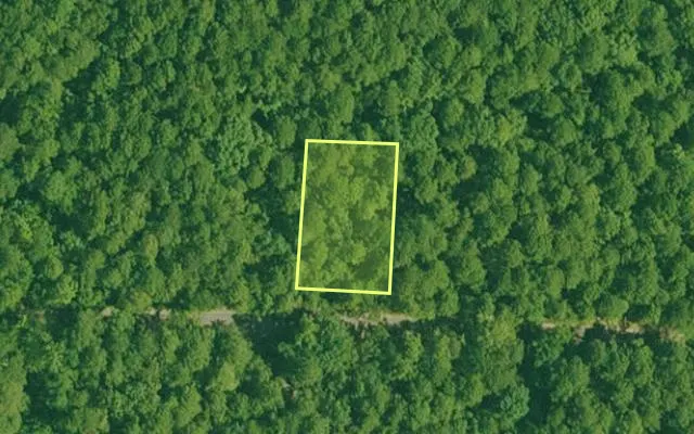 Aerial view of GARLAND County parcel 66979 — Arkansas post-auction with approximate parcel outline