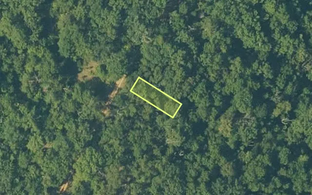 Aerial view of SHARP County parcel 760-53499-163 — Arkansas post-auction with approximate parcel outline