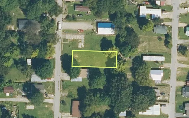 Aerial view of GREENE County parcel 1420-00057-000 — Arkansas post-auction with approximate parcel outline