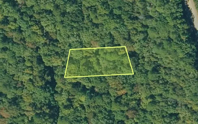Aerial view of VAN BUREN County parcel 4300-03037-0000 — Arkansas post-auction with approximate parcel outline