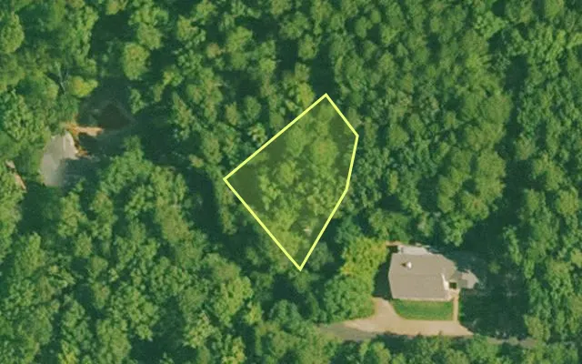 Aerial view of SALINE County parcel 456-00070-000 — Arkansas post-auction with approximate parcel outline