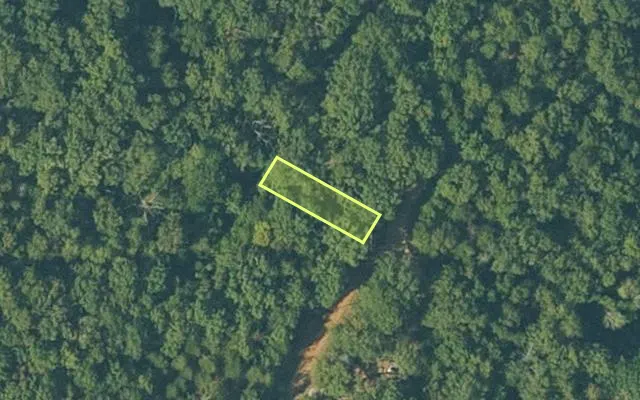Aerial view of SHARP County parcel 760-53499-261 — Arkansas post-auction with approximate parcel outline