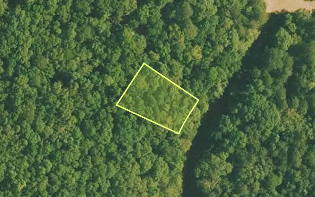 Aerial view of VAN BUREN County parcel 4500-01288-0000 — Arkansas post-auction with approximate parcel outline