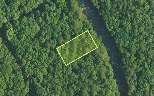 Aerial view of VAN BUREN County parcel 4400-12179-0000 — Arkansas post-auction with approximate parcel outline