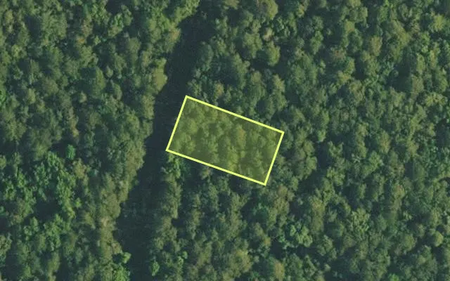Aerial view of VAN BUREN County parcel 4500-02131-0000 — Arkansas post-auction with approximate parcel outline
