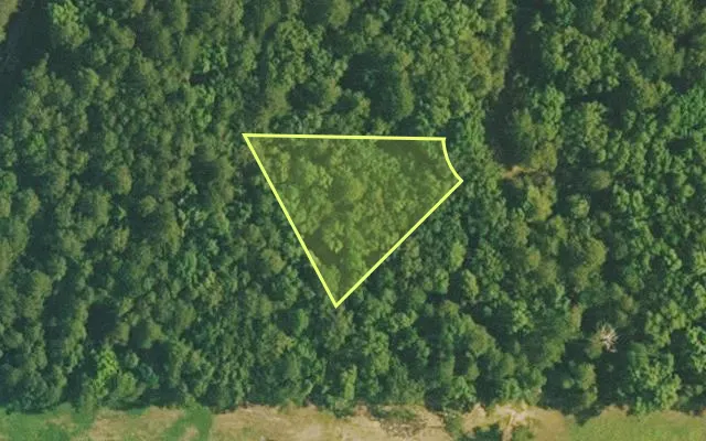 Aerial view of VAN BUREN County parcel 4500-02057-0000 — Arkansas post-auction with approximate parcel outline