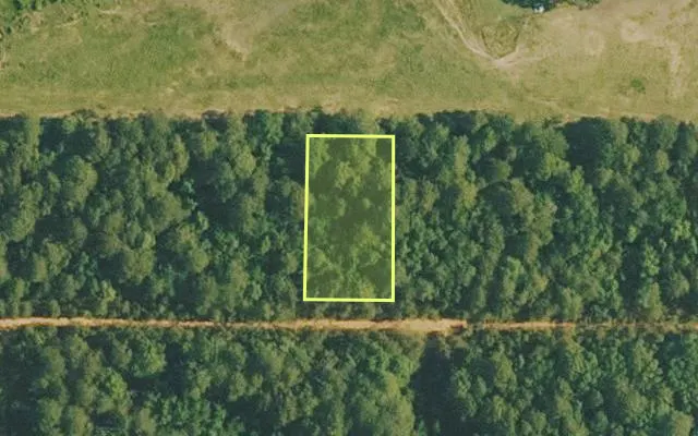 Aerial view of VAN BUREN County parcel 4500-02277-0000 — Arkansas post-auction with approximate parcel outline