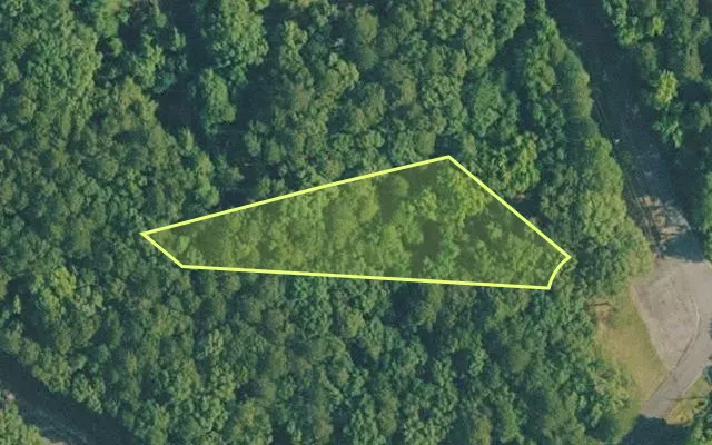 Aerial view of VAN BUREN County parcel 4400-09090-0000 — Arkansas post-auction with approximate parcel outline