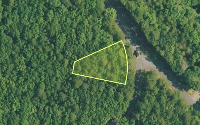 Aerial view of VAN BUREN County parcel 4400-01064-0000 — Arkansas post-auction with approximate parcel outline